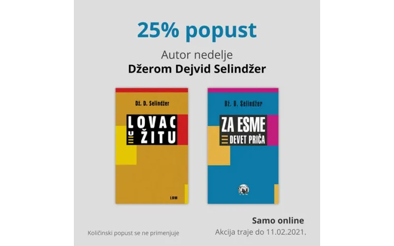 Autor nedelje Dž. D. Selindžer