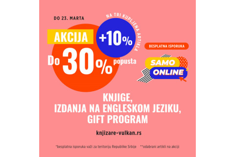 Velika ONLINE akcija - popust do 30+10%