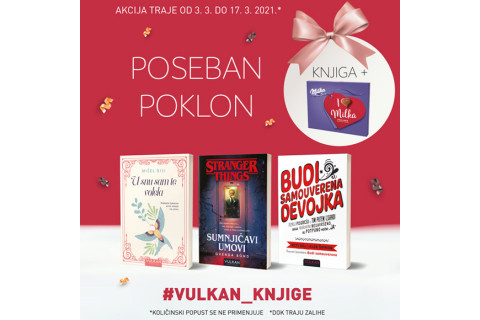 Poklon akcija  - knjiga + Milka praline