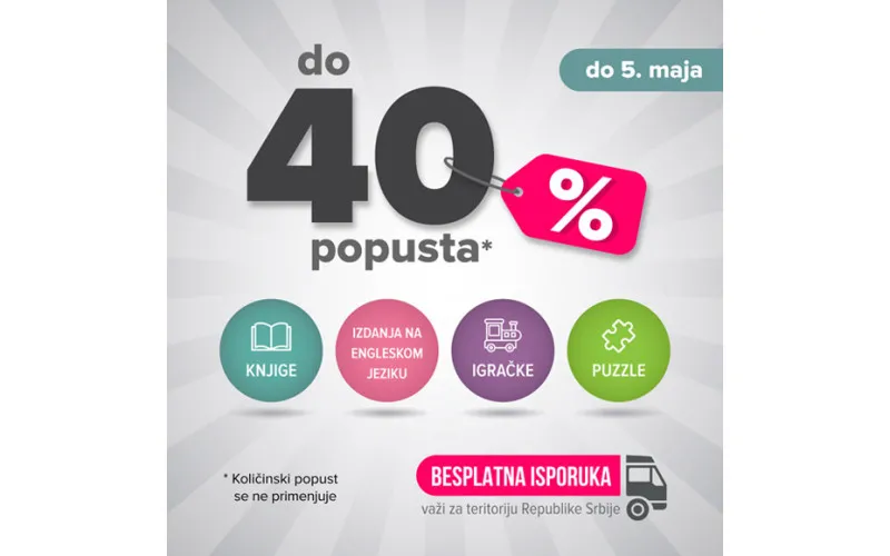 Do 40% popusta - ONLINE akcija