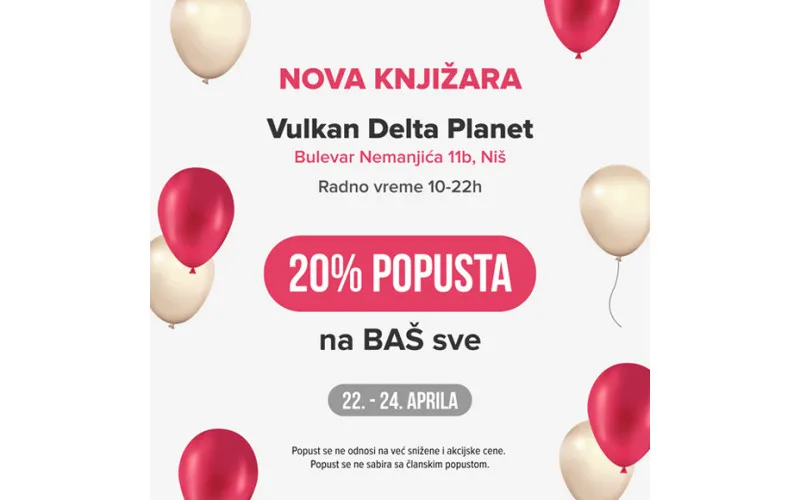 NOVA KNJIŽARA - VULKAN DELTA PLANET NIŠ