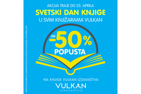 Popusti povodom Svetskog dana knjige produžavaju se do 25. aprila!