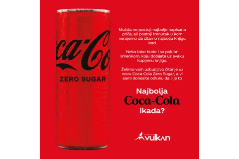 VULKAN I COCA-COLA ZERO SUGAR LETNJA POKLON-AKCIJA