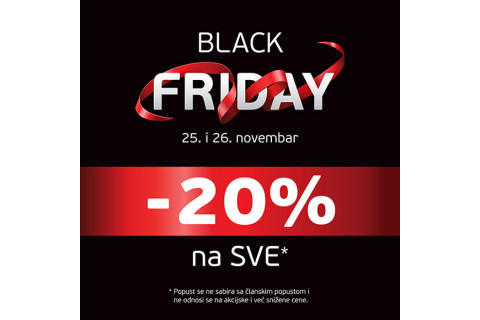 Black Friday popust u svim Knjižarama Vulkan i ONLINE!