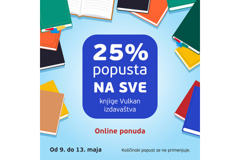25% ONLINE popusta na SVA VULKANOVA IZDANJA
