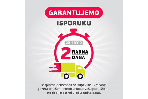 Garantujemo isporuku od SAMO 2 radna dana