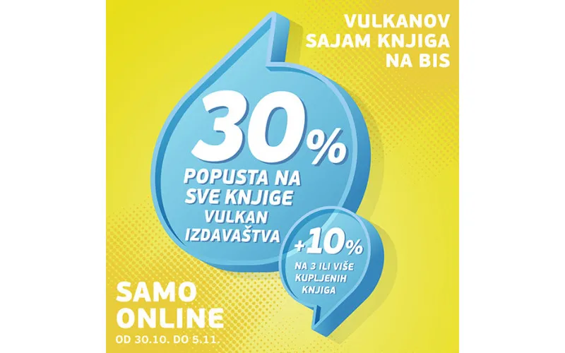 30% na sve knjige Vulkan izdvaštva - Vulkanov online sajam na bis