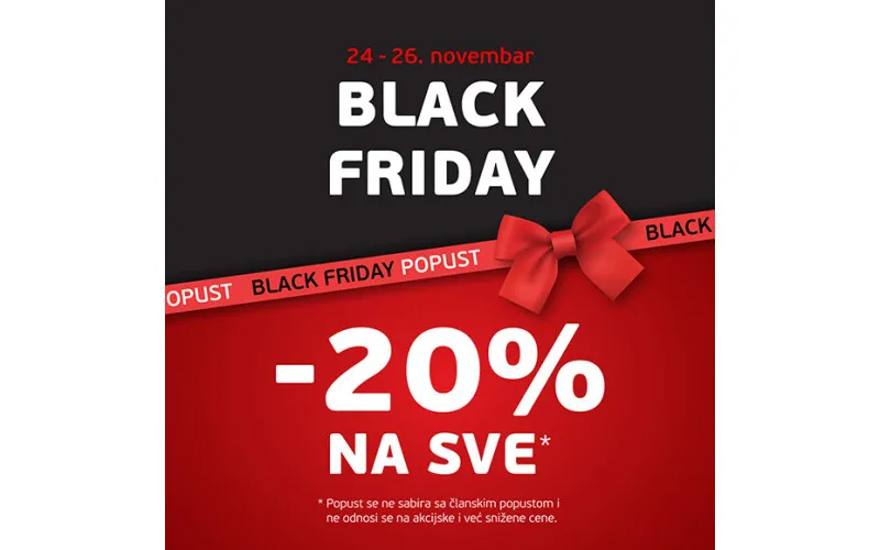 BLACK FRIDAY POPUST od 24. do 26.11 - U SVIM KNJIŽARAMA VULKAN I ONLINE !