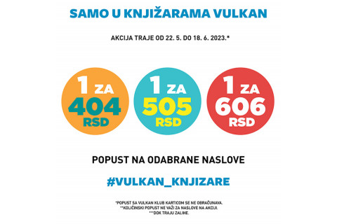 SNIŽENO - Knjige za 404, 505 i 606 dinara