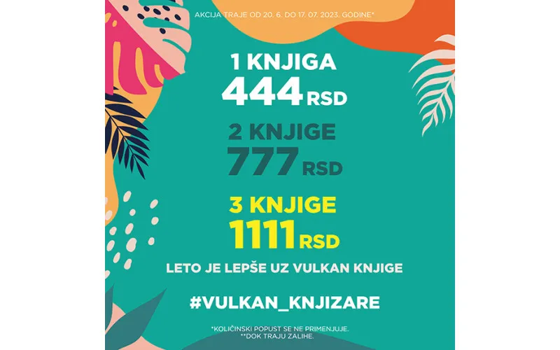NOVA AKCIJA - 1 ZA 444, 2 ZA 777, 3 ZA 1111 DINARA