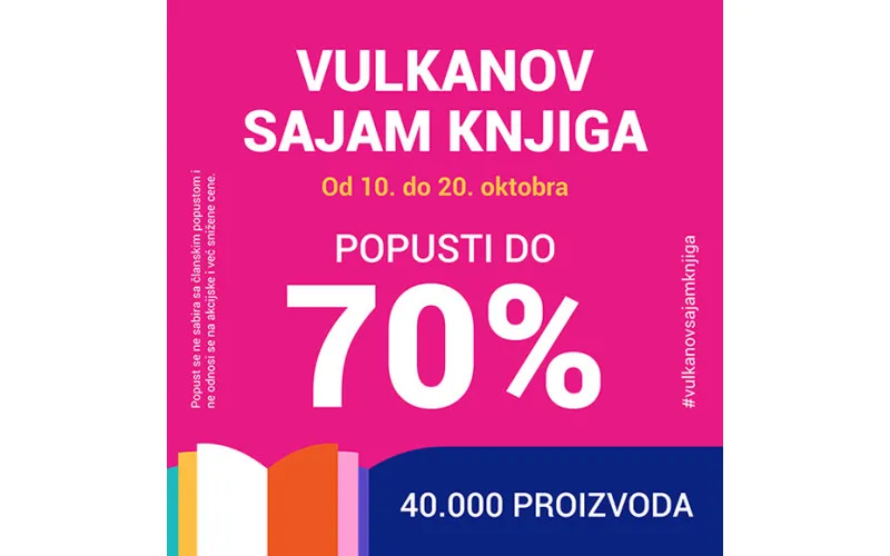 VULKANOV SAJAM KNJIGA 2024 - popusti do 70%