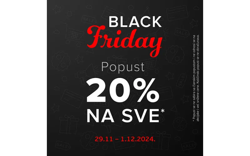 Black Friday u svim Knjižarama Vulkan i ONLINE