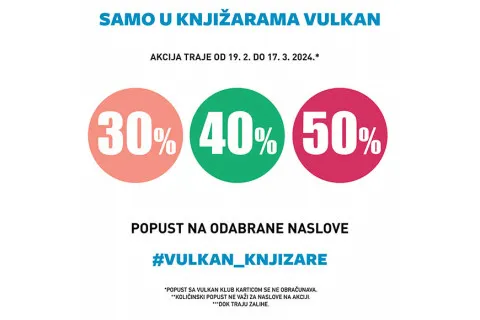 ODABRANI NASLOVI NA POPUSTU OD 30%, 40% I 50%