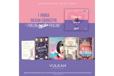 POKLON AKCIJA - KNJIGA + MILKA PRALINE