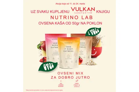 Poklon akcija - Vulkan knjiga + Nutrino