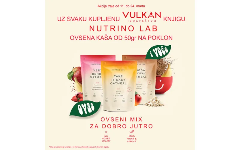 Poklon akcija - Vulkan knjiga + Nutrino