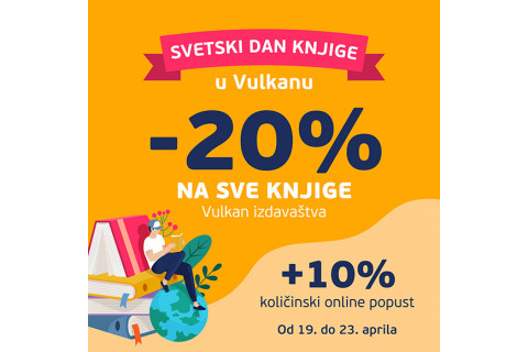 SVETSKI DAN KNJIGE U VULKANU OD 19. DO 23. APRILA
