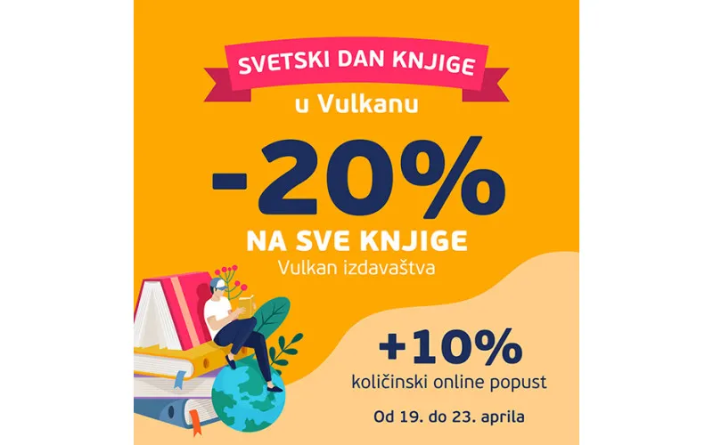SVETSKI DAN KNJIGE U VULKANU OD 19. DO 23. APRILA