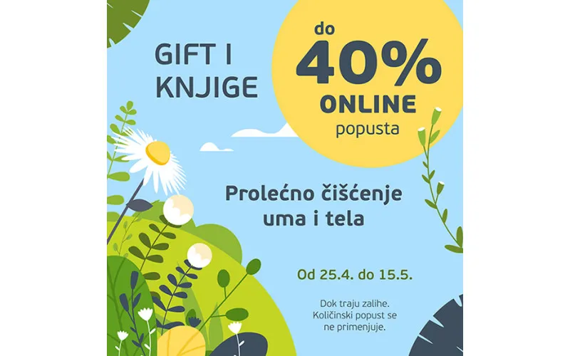 Prolećno čišćenje duha i tela - Do 40% ONLINE popusta na popularnu psihologiju i lični razvoj