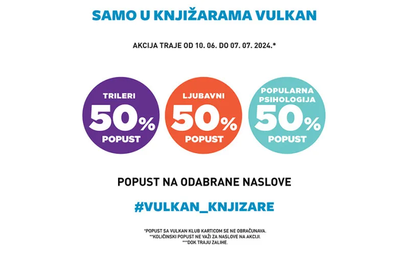POPUST 50% NA ODABRANE Trilere, Popularnu psihologiju i ljubavne romane