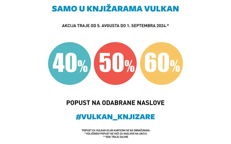 Vulkan akcija ::: popusti od 40, 50 i 60%