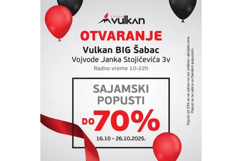 Nova Vulkan knjižara BIG Šabac počela je sa radom