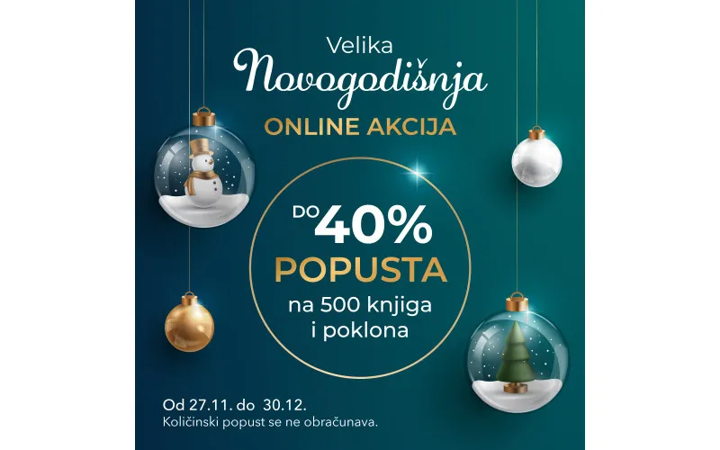 VELIKA NOVOGODIŠNJA AKCIJA ::: 500 ARTIKALA DO 40% ONLINE POPUSTA
