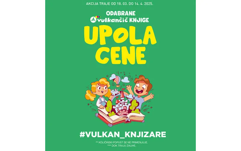Knjige za decu upola cene!