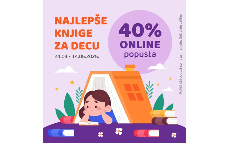 ONLINE POPUST na dečje knjige do 40%