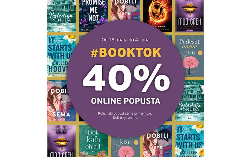 #BOOKTOK hitovi do 40% ONLINE popusta