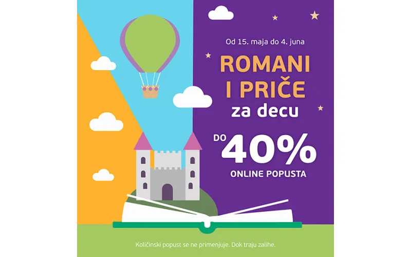 Dečje knjige na ONLINE POPUSTU i do 40%