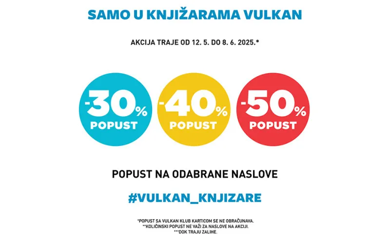 Knjige popustu od 30% 40% i 50%