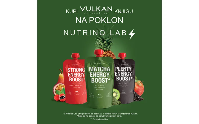 Poklon uz svaku kupljenu knjigu Vulkan izdavaštva - Nutrino Energy Boost