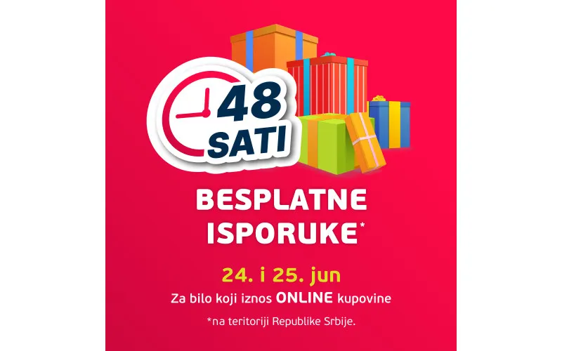 48H BESPLATNE ISPORUKE - 24. I 25. JUN NA WWW.KNJIZARE-VULKAN.RS