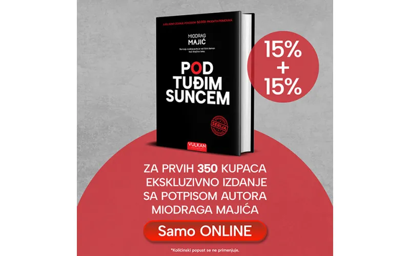 Potpisani primerci romana Pod tuđim suncem – samo za prvih 350 kupaca!