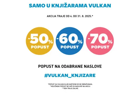 Akcija 40% 50% 60% u knjizarama i online