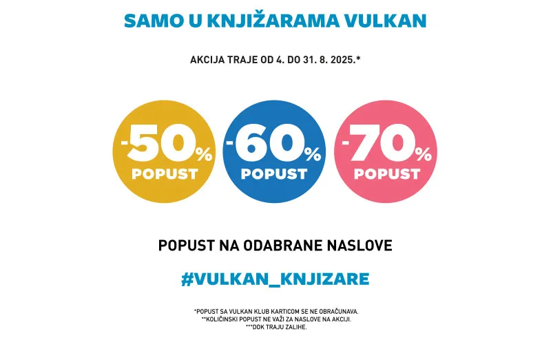 Akcija 40% 50% 60% u knjizarama i online