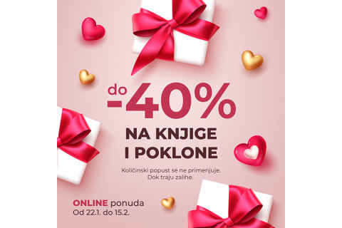 Izaberi najlepši poklon - online popust do 40%