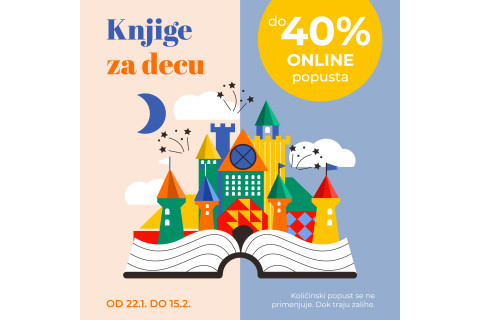 DEČIJE KNJIGE NA ONLINE POPUSTU DO 40%