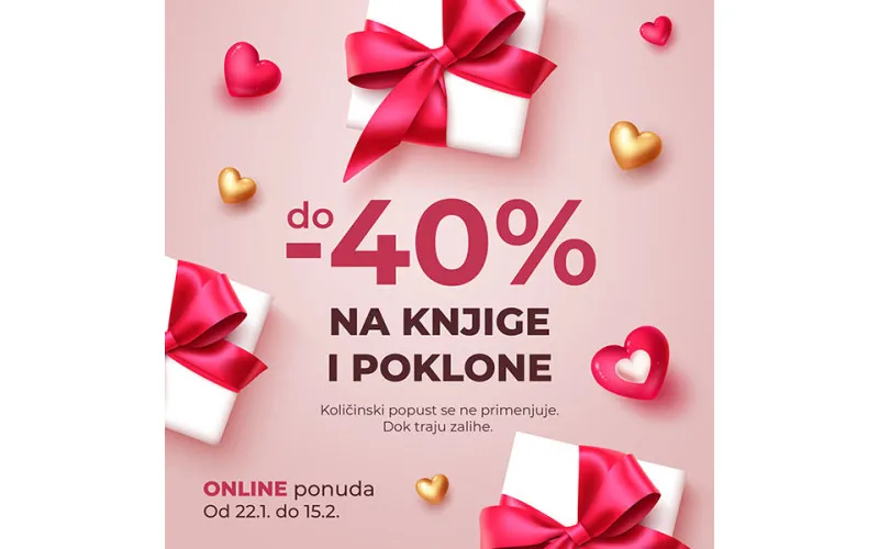 Izaberi najlepši poklon - online popust do 40%