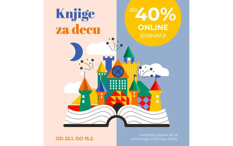 DEČIJE KNJIGE NA ONLINE POPUSTU DO 40%