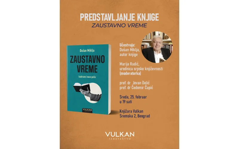 Predstavljanje knjige Dušana Miklje - Zaustavno vreme