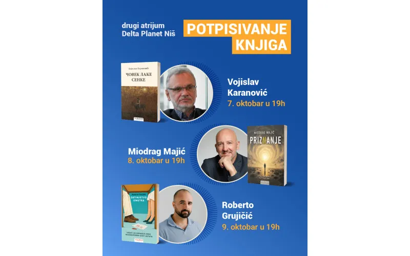 Druženje sa autorima na Vulkanovom sajmu knjiga u TC Delta Planet NIŠ