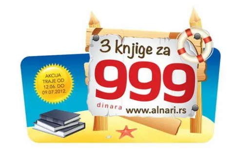 Nova letnja akcija - 3 knjige za 999 dinara