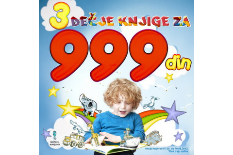 3 DEČJE knjige za 999 dinara