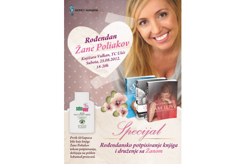 Rođendansko potpisivanje knjiga Žane Poliakov