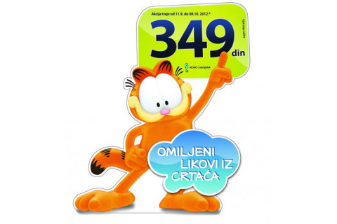 Akcija Omiljeni likovi iz crtaća - Garfild i i Mala princeza se produžava