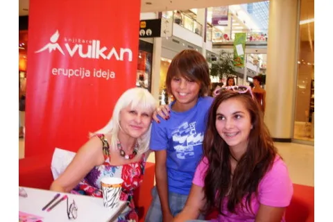 Violeta Babić na Vulkanovom školskom sajmu