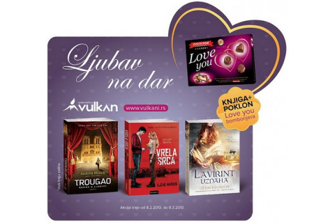 LJUBAV NA DAR - Poklon akcija u Knjižarama Vulkan!