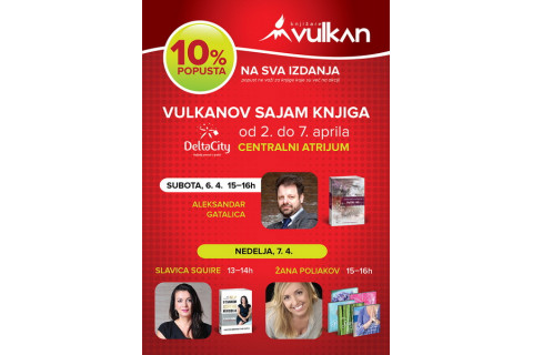 Vulkanov mini sajam knjiga u Delta Cityju